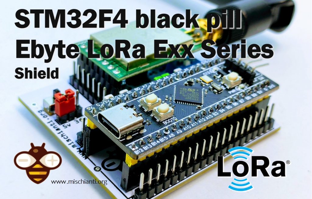 STM32F4 black pill EByte LoRa Exx