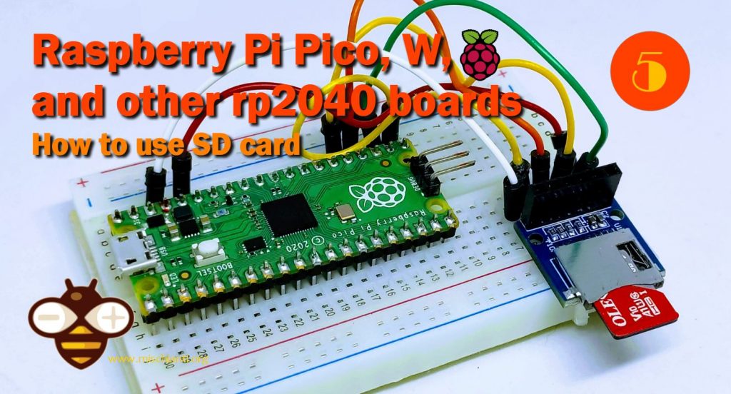Raspberry Pi Pico W rp2040 how to use SD card
