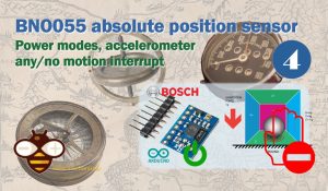 BNO055: modalità di alimentazione, accelerometro qualsiasi/nessun interrupt del movimento