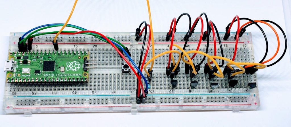 Raspberry Pi Pico (rp2040) and multiple ds18b20 temperature sensors