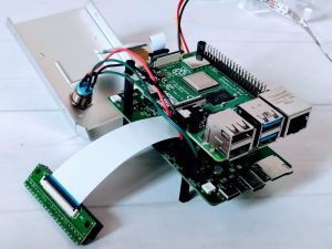 Pironam: additional board with Raspberry Pi mounted