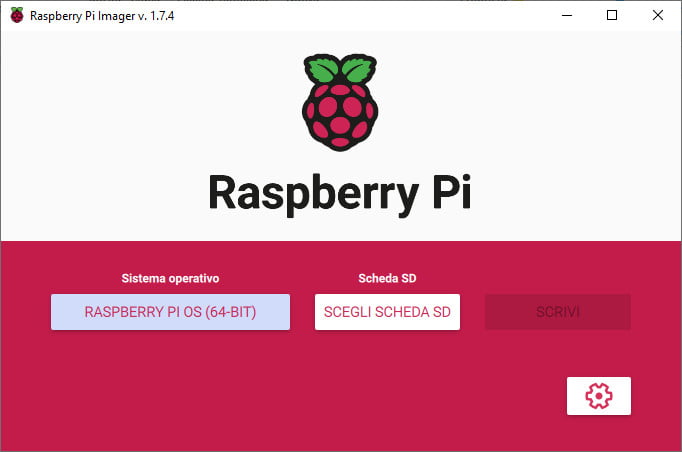 Installazione Raspberry Pi Imager