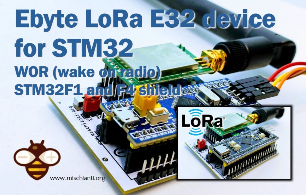 Ebyte LoRa E32 with STM32: WOR (wake on radio) and new STM32 shield