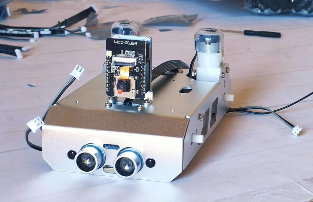 SunFounder Zeus Car KIT: Ultrasonico e ESP32-Cam