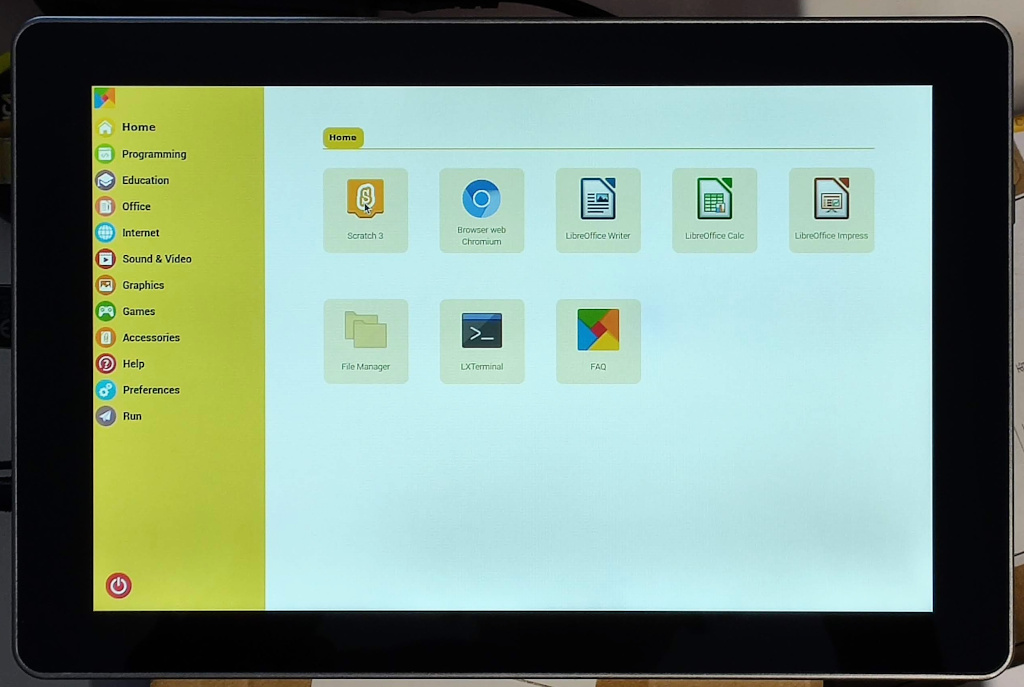 Launcher RasPad: Navigando nella Schermata Principale del Tuo Tablet Raspberry Pi