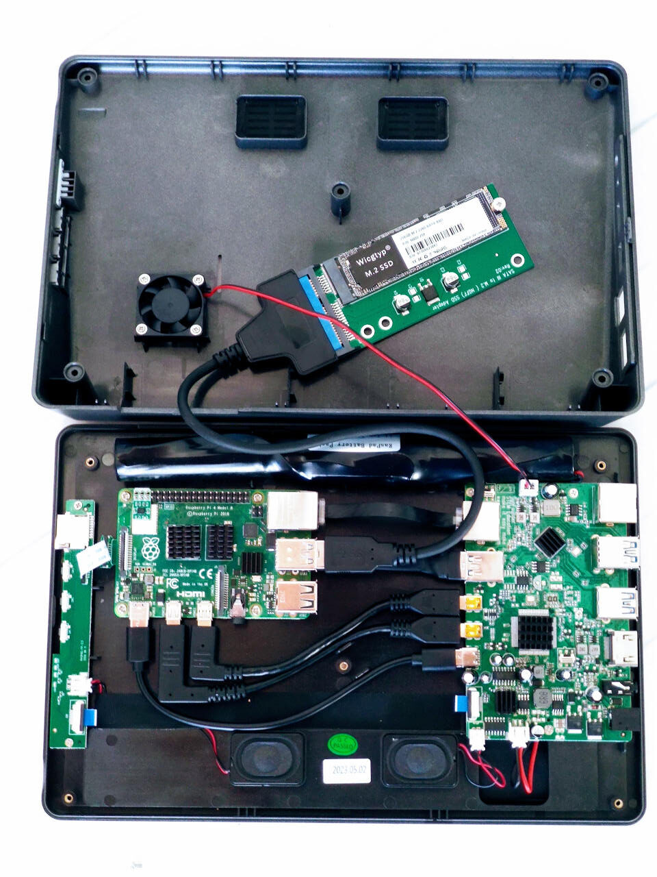 RasPad Raspberry Pi 4 Upgrade: Add M2 USB SSD for Enhanced Storage & Performance