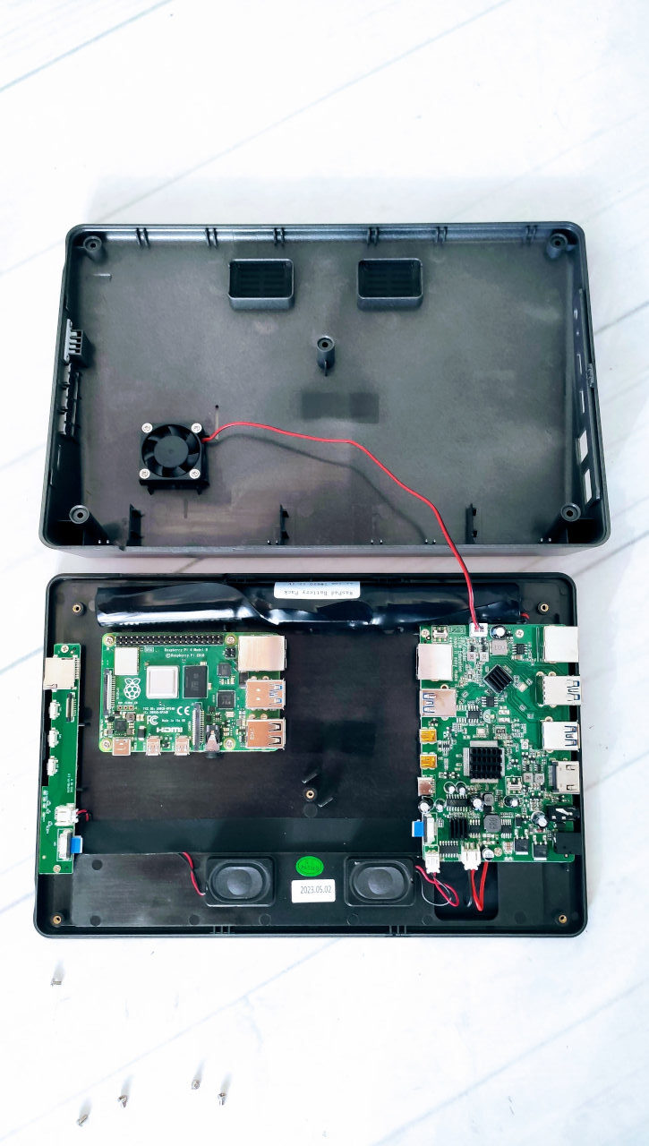 Raspad add Raspberry Pi 4 and fan