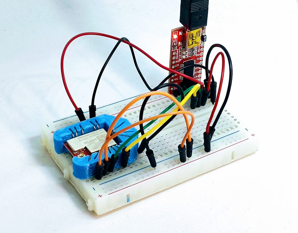 PC USB RF Settings E70 on breadboard wiring