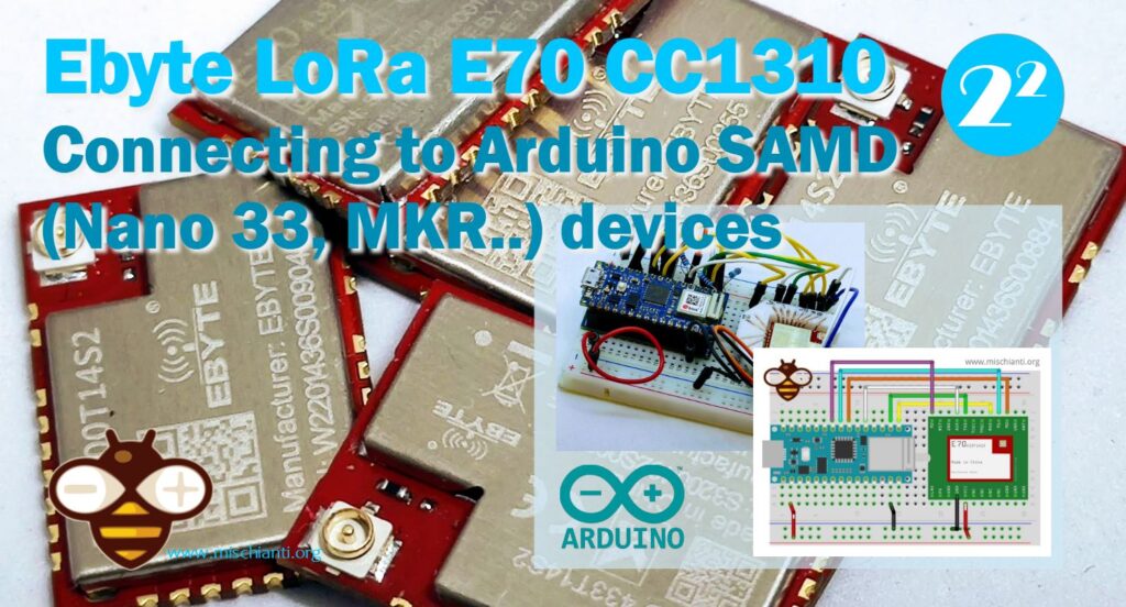 Arduino SAMD (Nano 33, MKR...) and EByte RF E70 CC1310