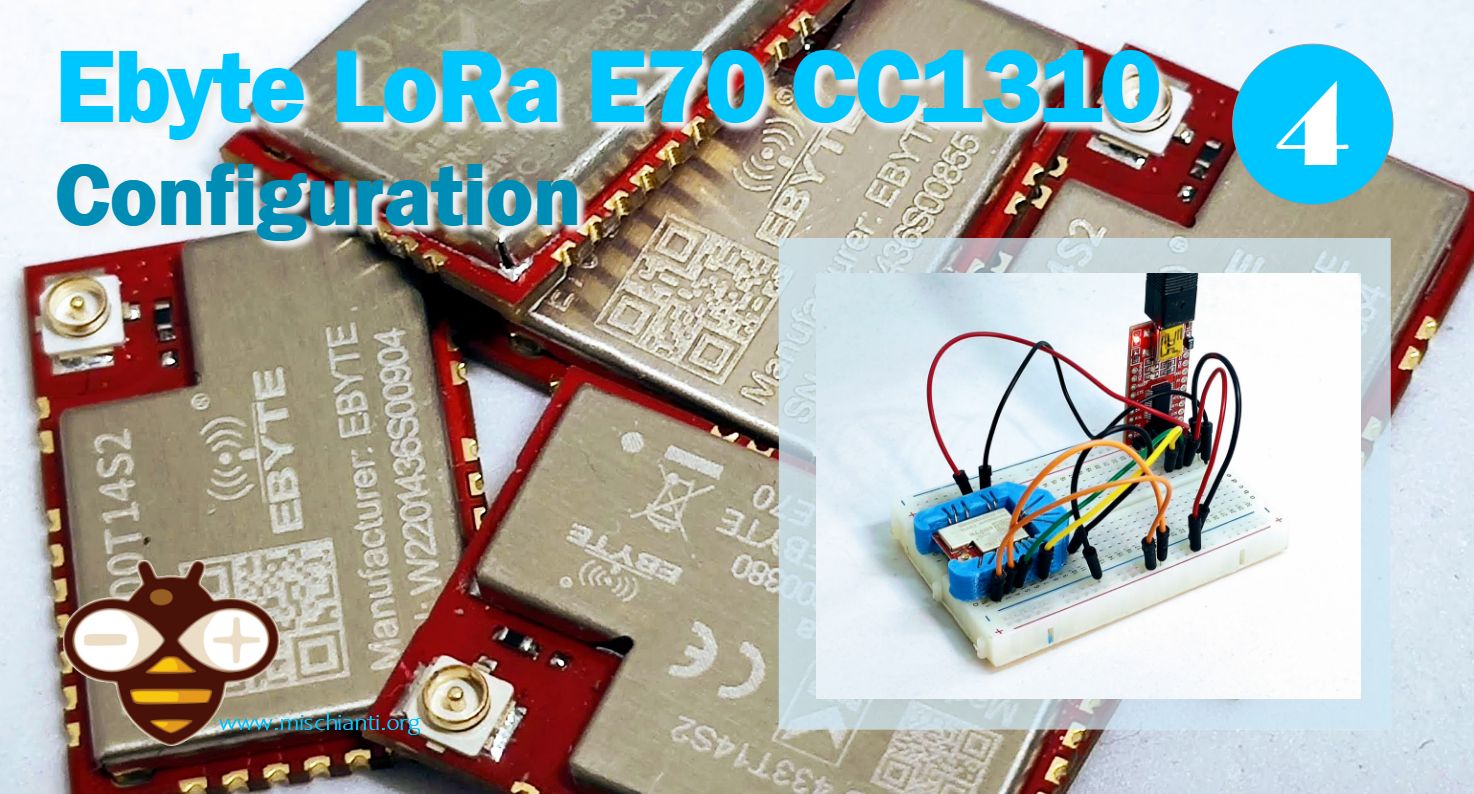 La configurazione del modulo EByte LoRa E70 (esp32, esp8266, STM32, Arduino, Raspberry Pi Pico)