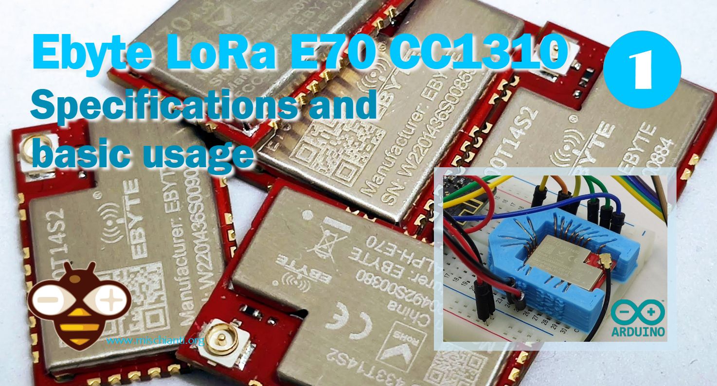 Esplorando le capacità del modulo EByte LoRa E70
