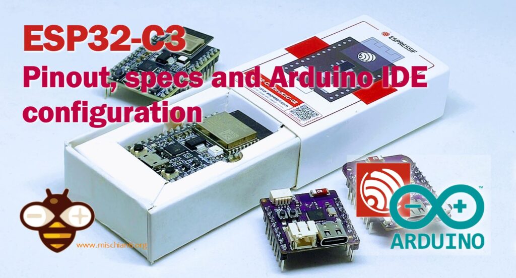 ESP32-C3: pinout, specs and Arduino IDE configuration