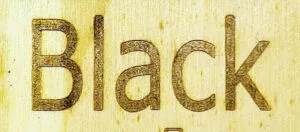 K40 Laser: wood raster engraving