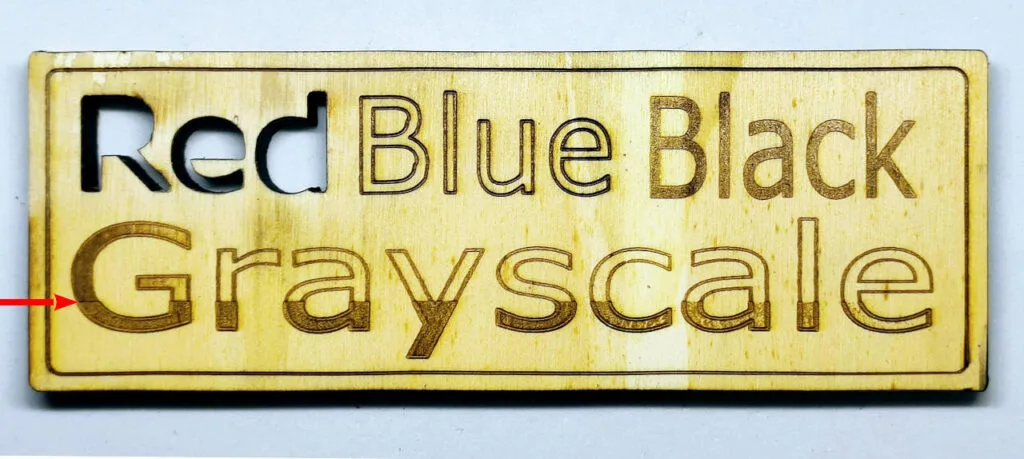 K40 Laser: wood cutting and engraving test file