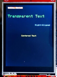 TFT Arduino: Gestione testo