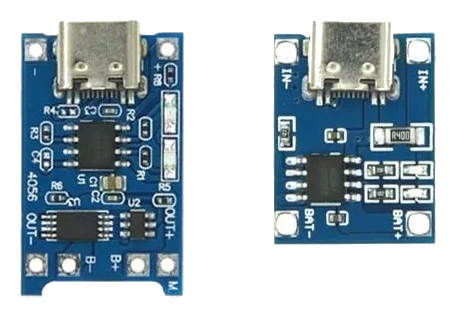 TP4056 Modules: With vs. Without Protection