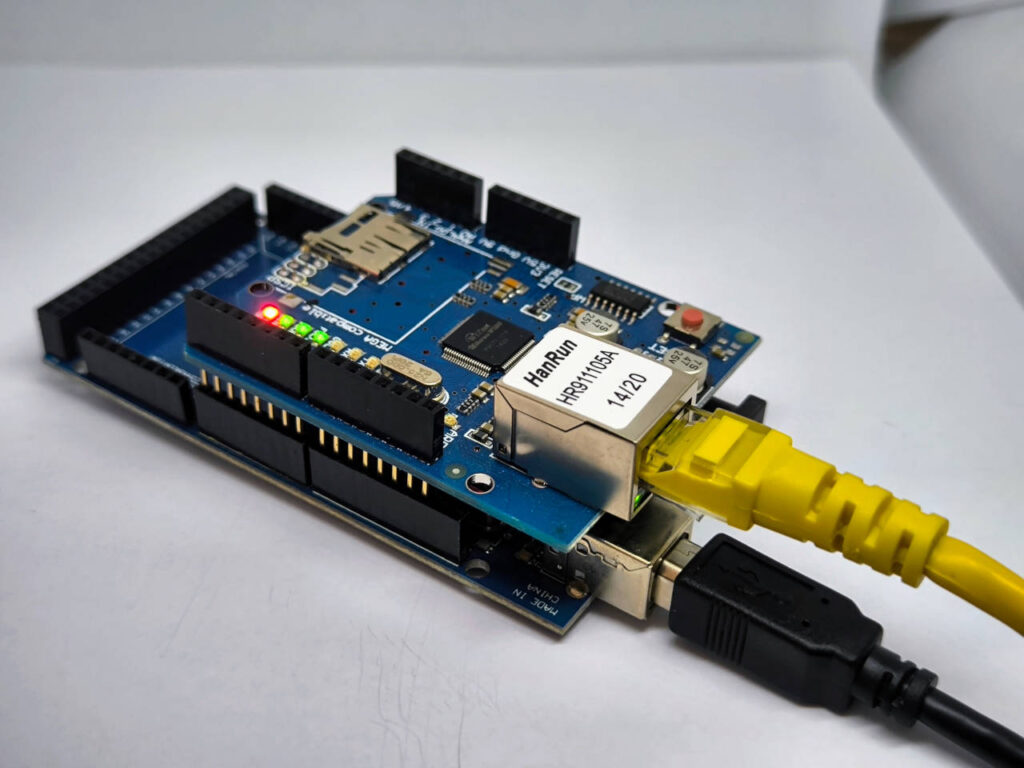 Arduino Mega with Ethernet shield w5500