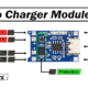 Modulo Caricabatterie TP4056: Pinout ad Alta Risoluzione e Circuito di Protezione