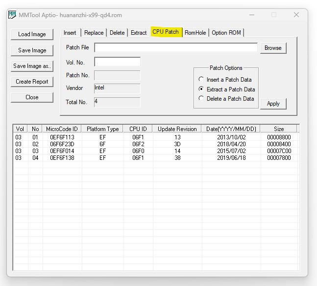 S3TurboTool: Naviga nella scheda [Cpu Patch]
